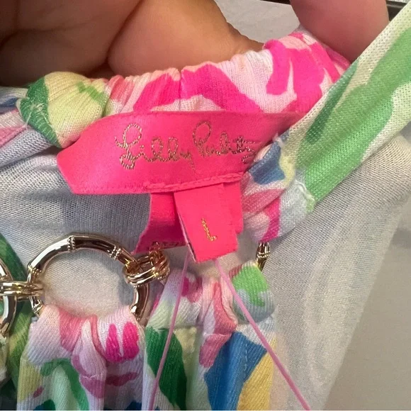 NWT Lilly Pulitzer Women's Shirelle Skirted Romper Groove Garden - Picture 7 of 11